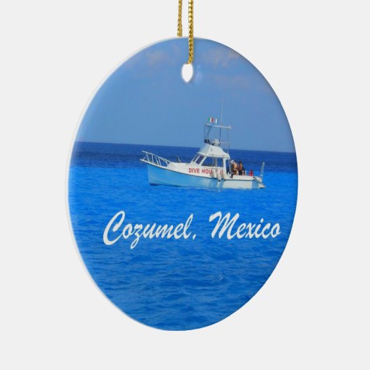 Cozumel, Mexico Keramisch Ornament (Rechts)