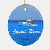 Cozumel, Mexico Keramisch Ornament (Links)