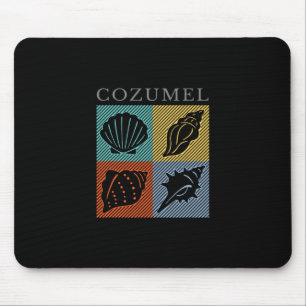 Cozumel Mexico Kleurrijke Strandvakantie Souvenir Muismat