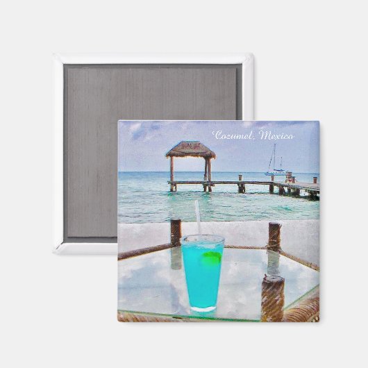 Cozumel Mexico Magnet (Voorkant / Achterkant)