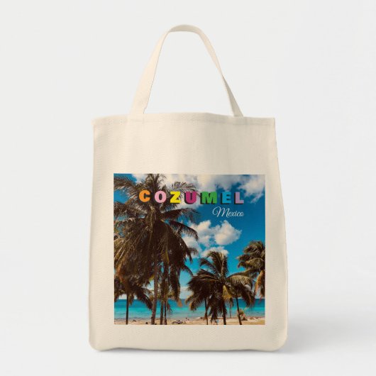 Cozumel Mexico Souvenir Markt Tote Bag (Voorkant)