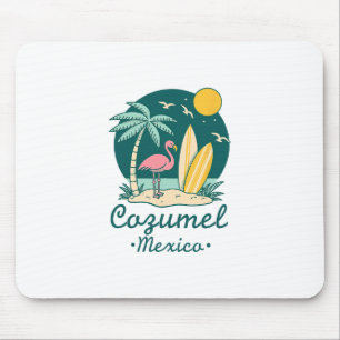 Cozumel Mexico Souvenir Vakantie Reis Mannen Vrouw Muismat