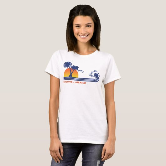 Cozumel Mexico T-shirt (Voorkant volledig)