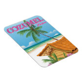 Cozumel Mexico Vintage reisposter print Magneet (Rechterzijde)