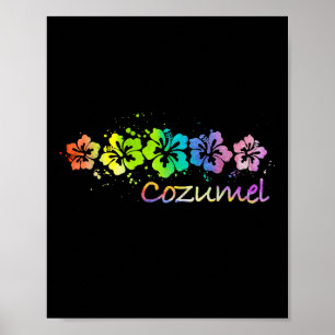 Cozumel, Mexico Waterverf Beach & Surf Poster