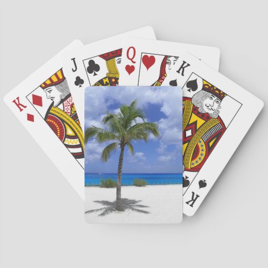 Cozumel Palm-speelkaarten Pokerkaarten (Achterkant)