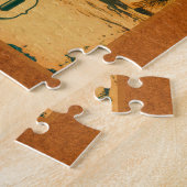 Cozumel Palm Tree Retro 80's Mexicaanse Playa Legpuzzel (Zijkant)