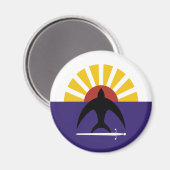 Cozumel, Quintana Roo, Mexico, Mexico vlag Magneet (Voorkant / Achterkant)