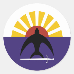 Cozumel, Quintana Roo, Mexico, Mexico vlag Ronde Sticker