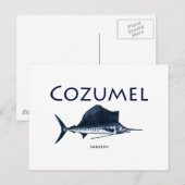 Cozumel Sailfish Briefkaart (Voorkant / Achterkant)