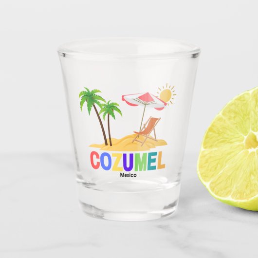 Cozumel Shot Glass Glas (Voorkant)