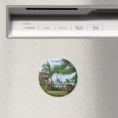 Cozumel tropische palmboom magneet (Insitu (Vaatwasser))