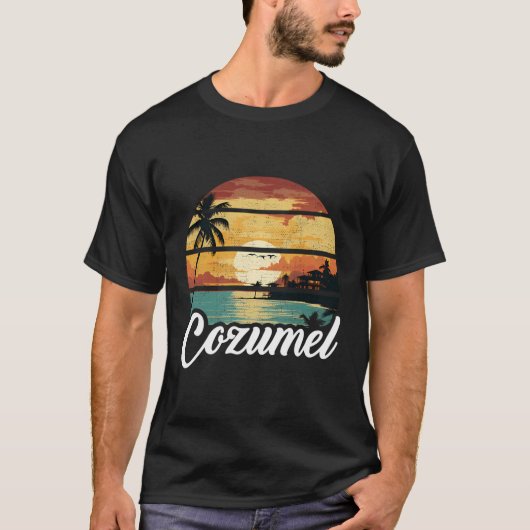 Cozumel Tshirt - Cozumel Island (Voorkant)