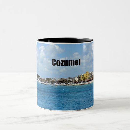 Cozumel Tweekleurige Koffiemok (Center)