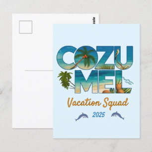 Cozumel Vakantie 2025 Tropisch uitje avontuur Briefkaart