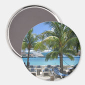 Cozumel Vakantie Uitzicht Magnet (Voorkant / Achterkant)