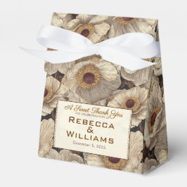 Cozy Anemones Themed Outdoor Wedding Bedankdoosjes