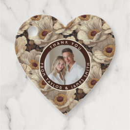 Cozy Anemones Themed Winter Wedding Bedankjes Labels