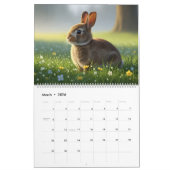 Cozy Animals - Wall Art Calendar Kalender (Mar 2026)