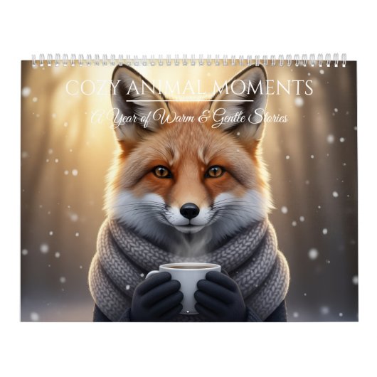 Cozy Animals - Wall Art Calendar Kalender (Hoes)