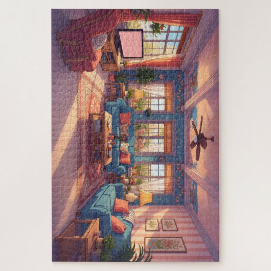 Cozy Anime Kamer Legpuzzel (Verticaal)