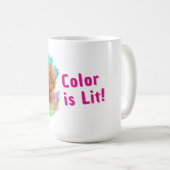 Cozy Artistic Winter Coffee Mug Koffiemok (Voorkant rechts)