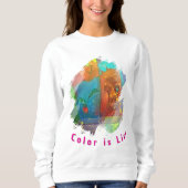Cozy Artistic Winter Sweatshirt (Voorkant)