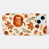 Cozy Autumn Aesthetic Pattern Phone Case (Achterkant (horizontaal))
