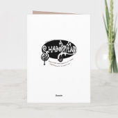 Cozy Autumn Badger Art Card Kaart (Achterkant)