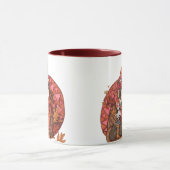 Cozy Autumn Badger Art Mok (Midden)