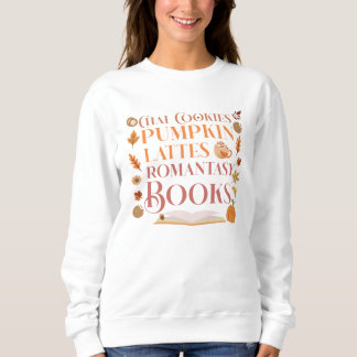 Cozy Autumn, Books, Cookies and Pumpkin lattes Trui