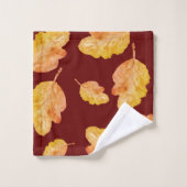 Cozy Autumn Fall Leaves Bad Handdoek (Wasdoekje)