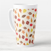 Cozy Autumn Fall Leaves Latte Mok (Linkerhoek)