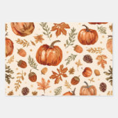 Cozy Autumn Harvest Wrapping Paper (Voorkant)