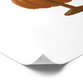 Cozy Autumn Herfst Baker Hand Drawn Poster (Hoek)