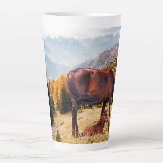 Cozy Autumn Latte Mok (Voorkant)