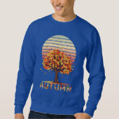 Cozy Autumn Leaf Fall Sweatshirt – Nature-Inspired (Voorkant)