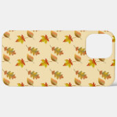 Cozy autumn mapel leaves oak leaves Case-Mate iPhone case (Achterkant (horizontaal))