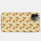 Cozy autumn mapel leaves oak leaves Case-Mate iPhone case (Achterkant (horizontaal))