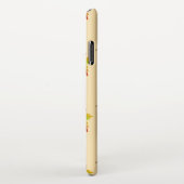 Cozy autumn mapel leaves oak leaves iPhone hoesje (Rechterkant)