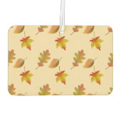 Cozy autumn mapel leaves oak leaves luchtverfrisser (Achterkant)