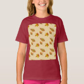 Cozy autumn mapel leaves oak leaves t-shirt (Voorkant)