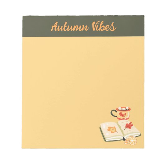 Cozy Autumn Vibes Notitieblok (Voorkant)