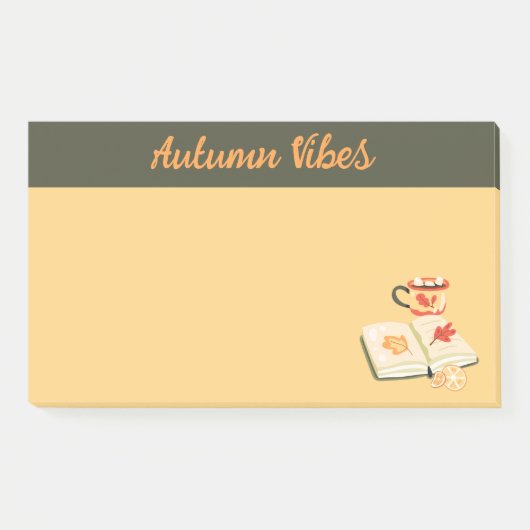Cozy Autumn Vibes Post-it Notes (Voorkant)