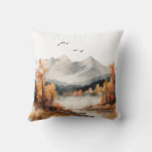 Cozy Autumn Woodland Bear Family We Can Bearly Kussen (Achterkant)