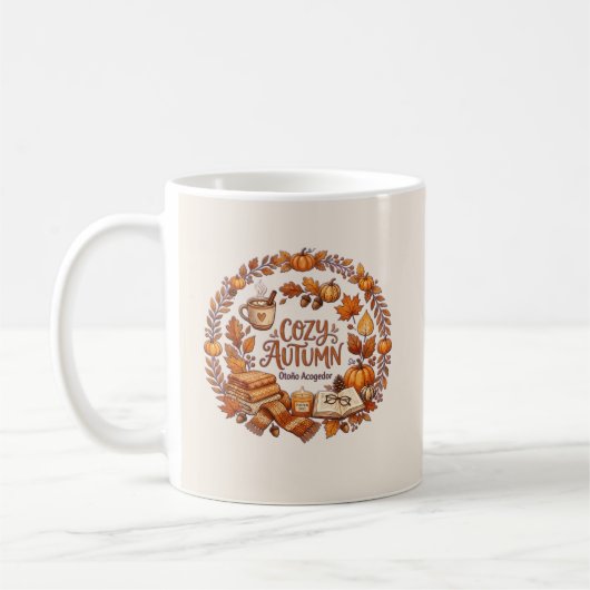 Cozy Autumn Wreath / Otoño Acogedor Koffiemok (Links)