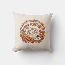 Cozy Autumn Wreath / Otoño Acogedor Kussen