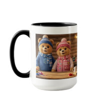 Cozy Bear Couple Mok | The Frosty Family