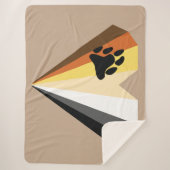 Cozy Bear Pride Sherpa Dekbed Deken (Voorkant)