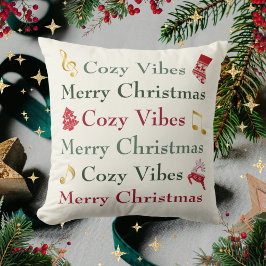 Cozy Bench Cozy Vibes Throw Pillow Kussen